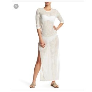 Tavik Finley sheer maxi beach cover up